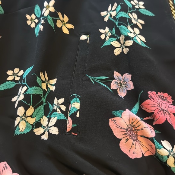 NWT Lane Bryant Black Floral Jacket Size 18/20 - Picture 4 of 9